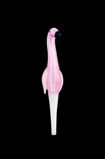 Flamingo Glass Dab Straw Collector