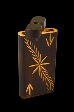 Floral Pattern Engraved Smoke Stopper