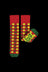Happy Leaves - Freaker Socks - 420 Themed Footwear