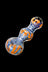 Fritted Squiggle Spoon Glass Pipe - Fritted Squiggle Spoon Glass Pipe
