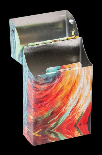 King Size Metal Cigarette Case - 12 Pack