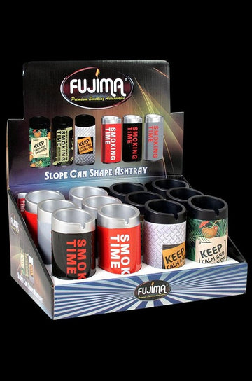 Fujima Can Shape Ashtrays - 12 Pack