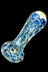 Fumed Bubble Weave Glass Hand Pipe
