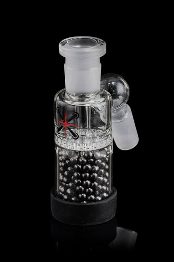 Premium Glass Water Pipe, Charcoal Gray Bong