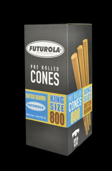 Brown - Futurola Kingsize Cones - Bulk 800 Pack