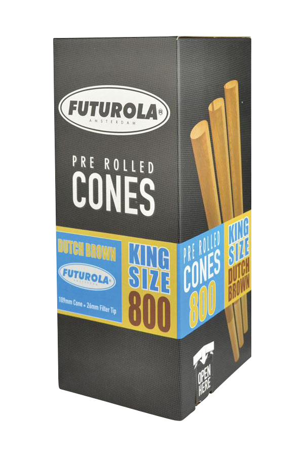 Futurola Kingsize Cones Bulk 800 Pack Rolling Papers