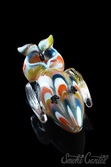 Owl Reversal - Glassheads "Hoot Owl" Animal Spoon with Double Bowls - Glassheads - - Glassheads "Hoot Owl" Animal Spoon with Double Bowls