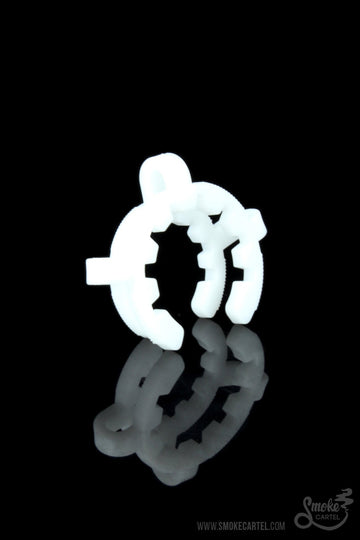 Featured View White 34mm Keck Clip - Grav Labs STAX 34mm Keck Clips - 10 Pack