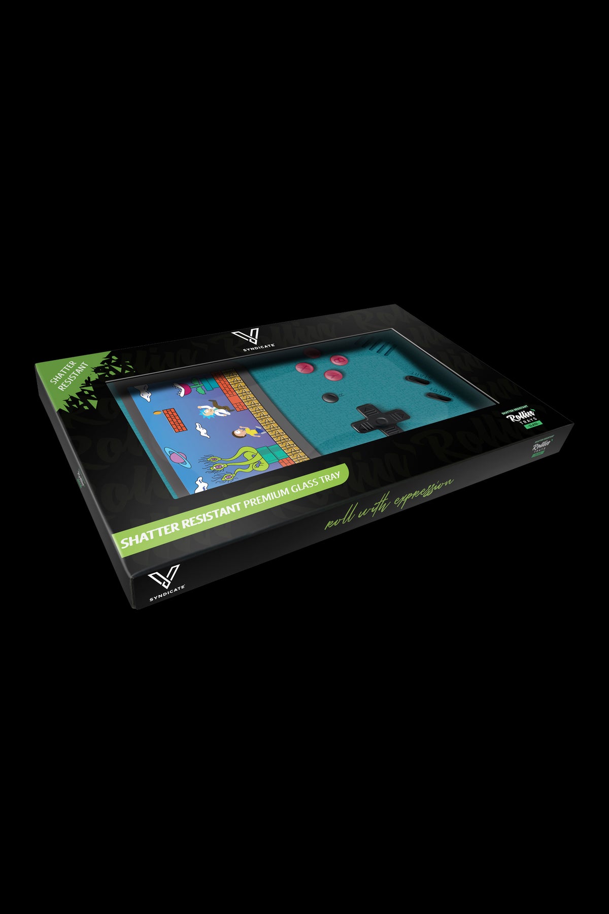 V Syndicate Glass Rolling Tray