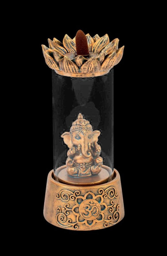 Ganesh Backflow Incense Burner with LED