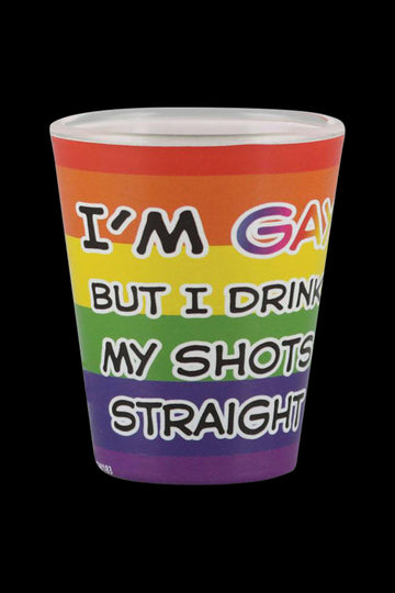 Gay/Straight Shot Glass
