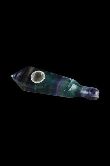 Rainbow Fluorite Natural Gemstone Hand Pipe