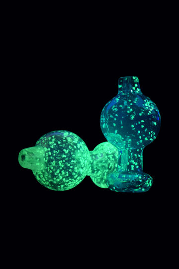 Glow in the Dark Speckled Ball Carb Cap