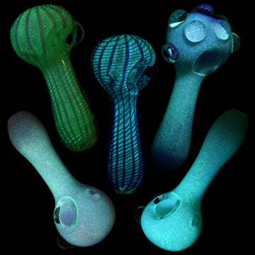 Glow in the Dark Spoon Pipe - 10 Pack - Glow in the Dark Spoon Pipe - 10 Pack
