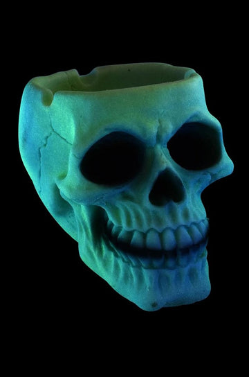 Glowing Skull Ashtray - 6 Pack