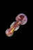 Gold Fumed Glass Spoon Pipe - Jetson