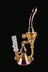 Gold Fumed Recycler Water Pipe
