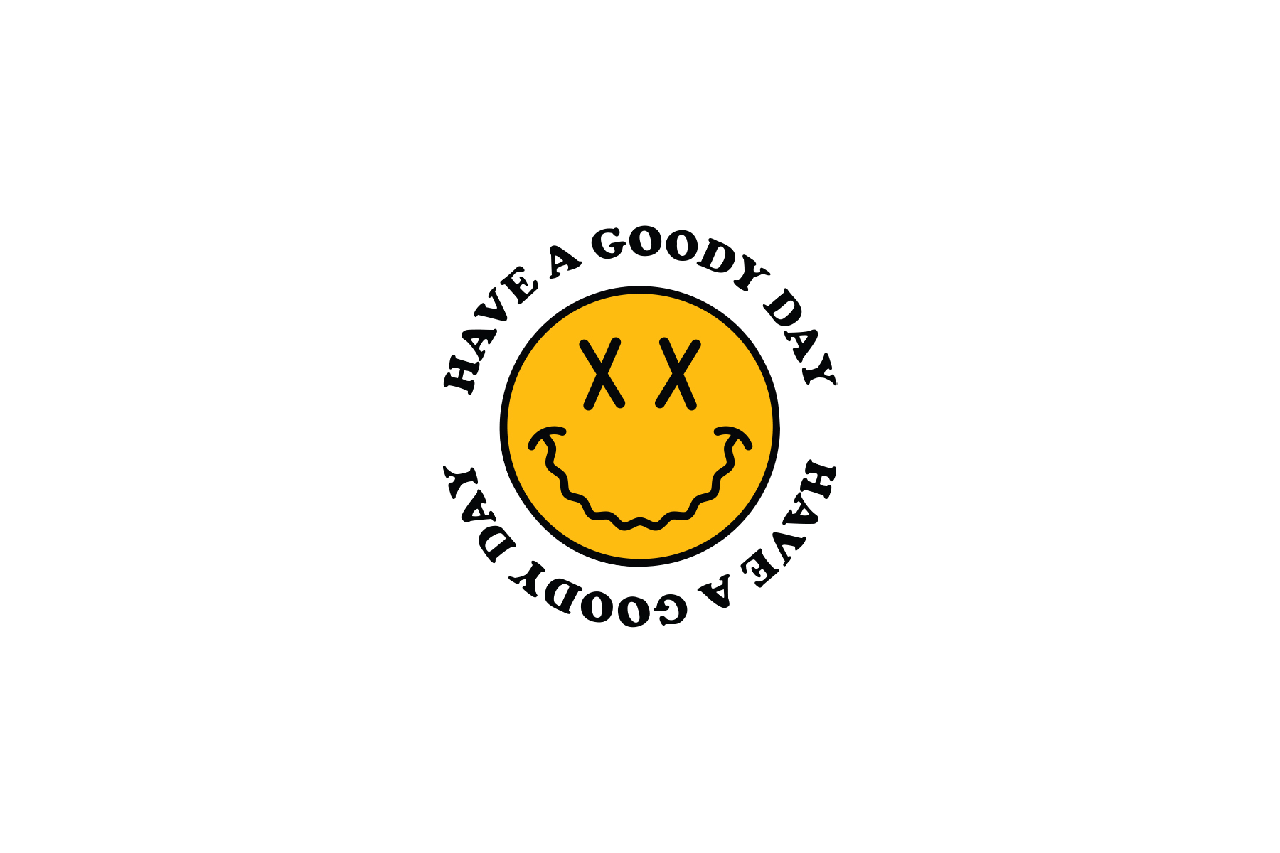 Overhead shot of the Goody Glass Small Silicone Dab Mat, showcasing its smooth surface and simple, rounded shape.