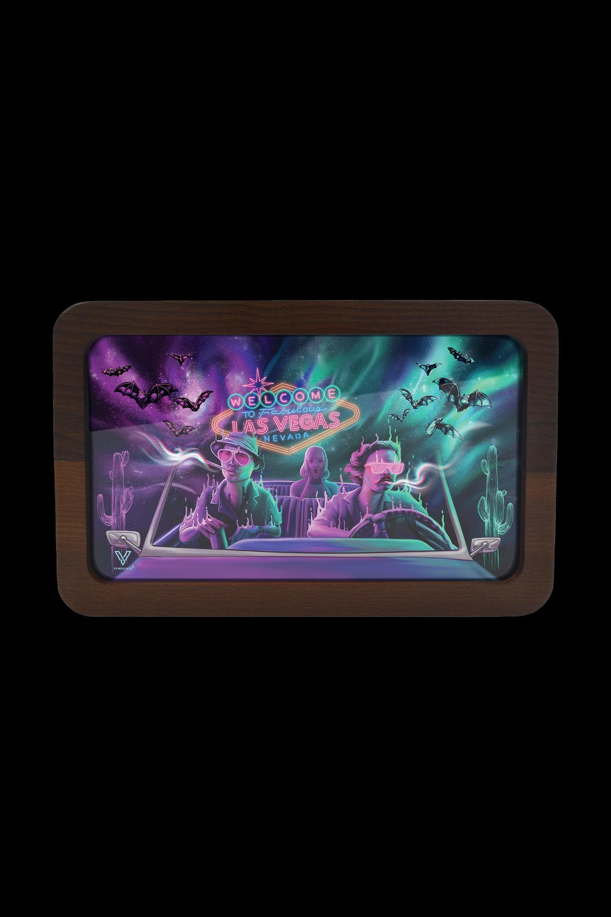 V Syndicate 3D High-Def Wood Rollin' Tray