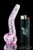 With Lighter for Scale - Glassheads &quot;Pinky&quot; Mini Standing Sherlock with Pink Cane