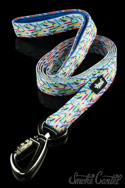 Wide / Sherbet Pencils & Crayons - HeadyPet 6 Foot Leash - HeadyPet - 