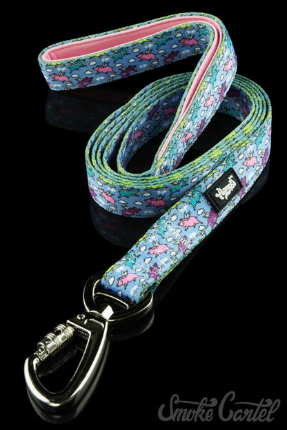 Wide / Flying Pigs - HeadyPet 6 Foot Leash - HeadyPet - 