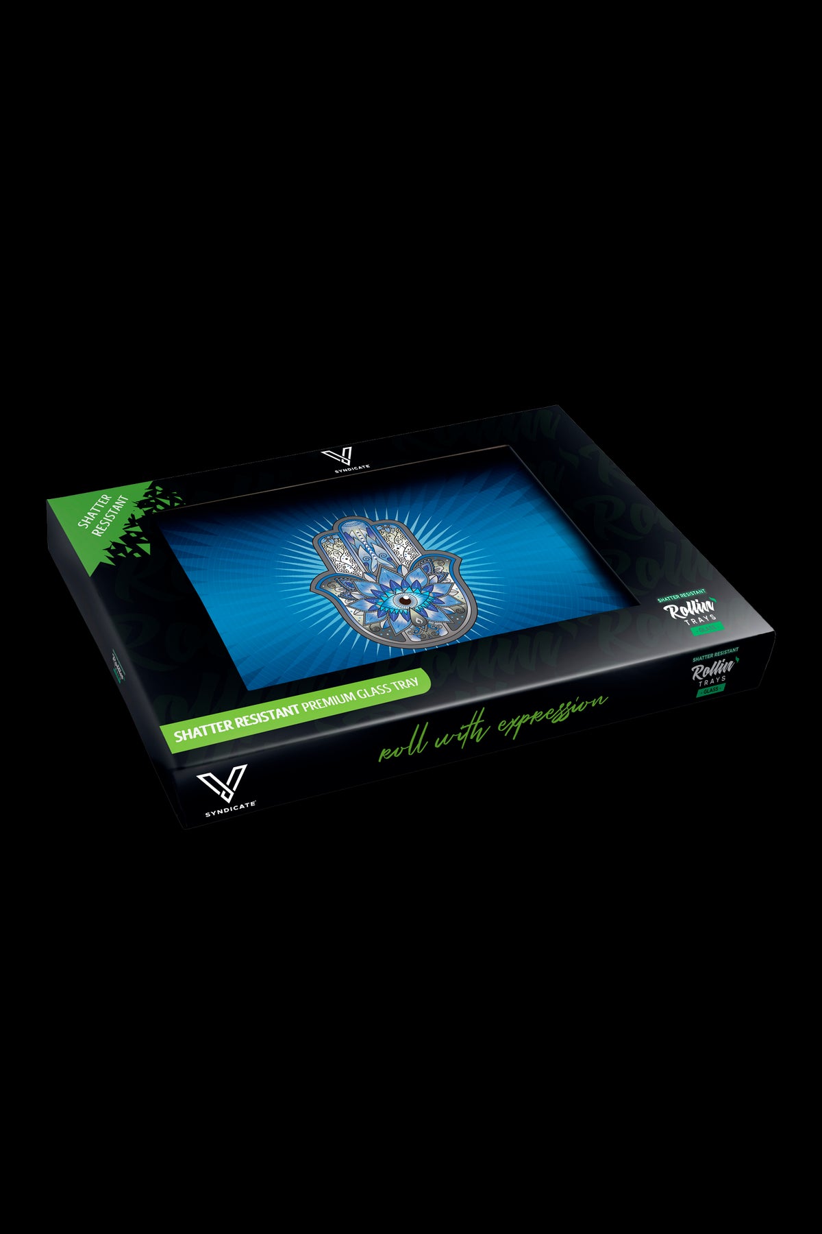 V Syndicate Glass Rolling Tray