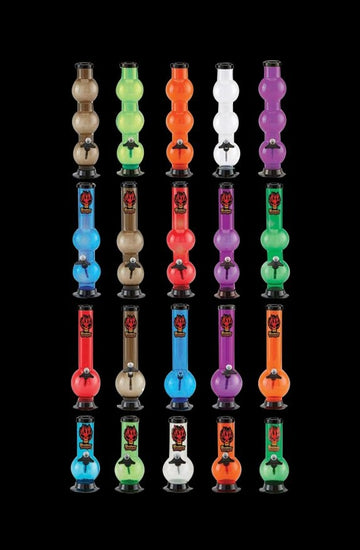 Headway Bubble Acrylic Pipes - 20 Pack