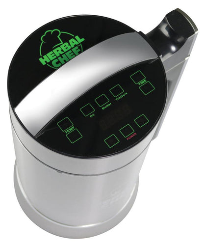 Front view of the Pulsar Electric Infuser, a white device with a control panel and subtle branding on a plain background.