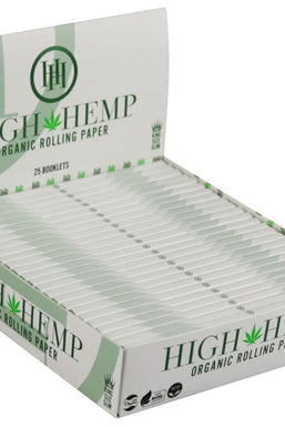High Hemp "King-Size Slim"Organic Rolling Papers - 25 Pack
