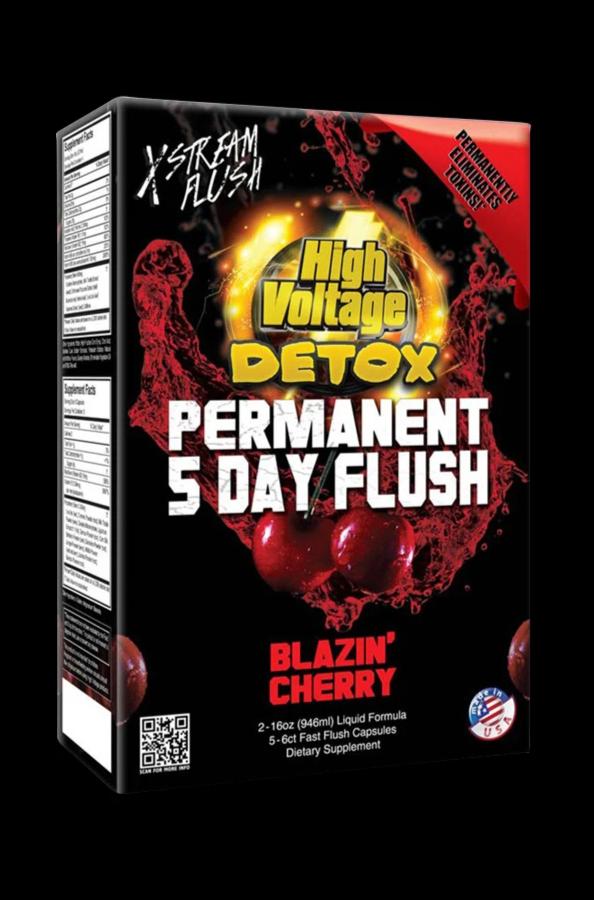  High Voltage Detox Drink 16oz Blazin' Cherry : Health &  Household