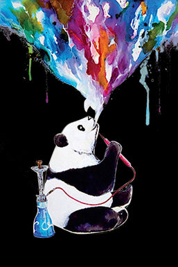 Hookah Panda Poster
