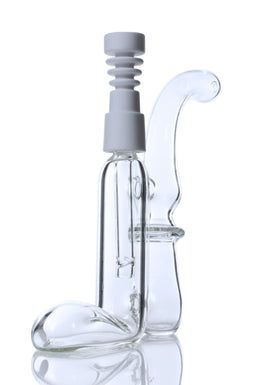 The "Natural Guy" Simple Dab Bubbler Recycler Rig with Ceramic Nail