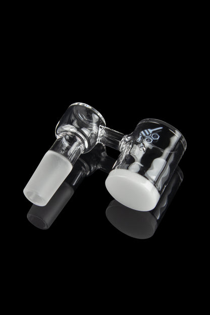 Honeybee Herb Honey & Milk Bevel Whirlwind Quartz Banger - Yellow Line