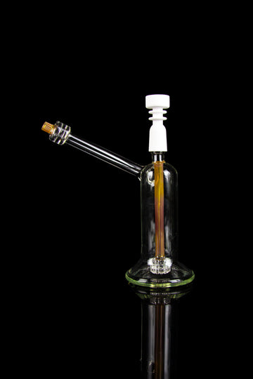 Concentrate Bubbler with Stereo Perc and Ceramic Nail - Concentrate Bubbler with Stereo Perc and Ceramic Nail