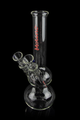 Molino Glass Double Shooter Party Bong