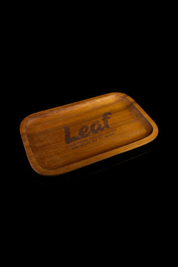 LEAF Wooden Rolling Tray