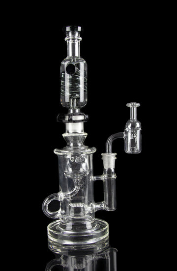 Mini dab rig Water pipe glass 14mm joint banger pipes bubbler for smoking  recycler dabs cheap