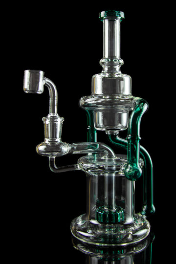 The "Double-cycler" Dual Chamber Recycler with Showerhead Perc - The "Double-cycler" Dual Chamber Recycler with Showerhead Perc