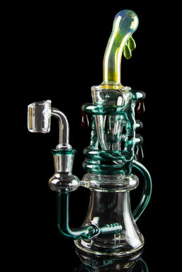 The "Errl Spill" Dripping Oil Recycler Dab Rig