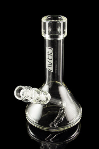 GRAV® Small, Clear Beaker Base Water Pipe