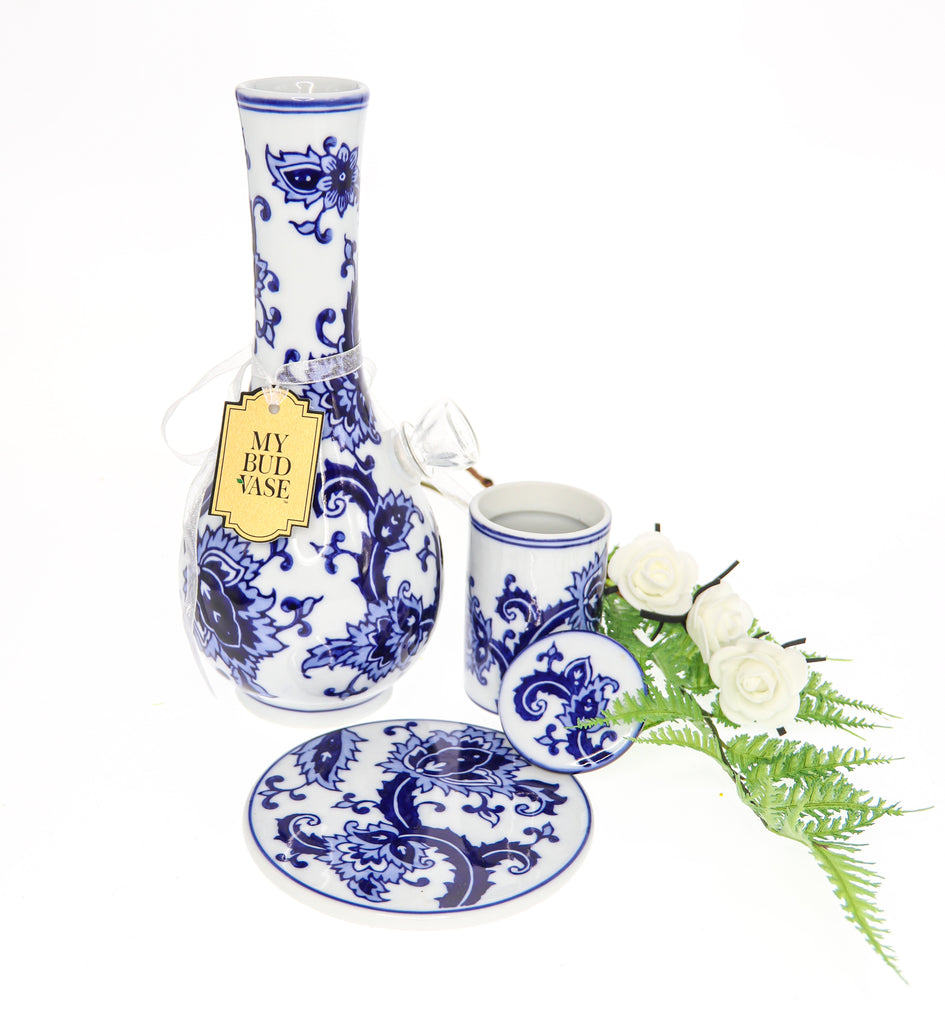 My Bud Vase Porcelain Vase Bong Set Joy Water Pipes