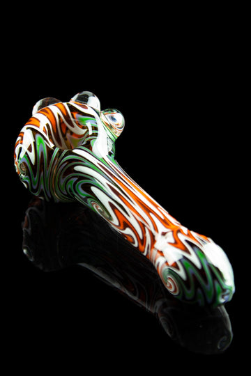 Pulsar "Stash Diver" Worked Spoon Hand Pipe - Pulsar "Stash Diver" Worked Spoon Hand Pipe