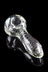 Clear - Pulsar Bubble Matrix Spoon Pipe