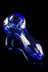 Blue - Pulsar Bubble Matrix Spoon Pipe