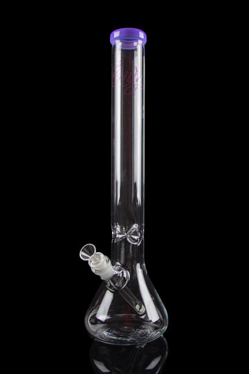 Envy Glass 18" Beaker with Colored Mouthpiece - Envy Glass 18" Beaker with Colored Mouthpiece
