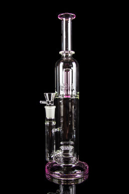 Cherry Bomb Domed Straight Tube with Colored Accents