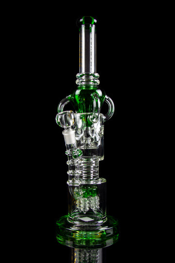 Tsunami 19" Electric Ball Arm Recycler Water Pipe - Tsunami 19" Electric Ball Arm Recycler Water Pipe