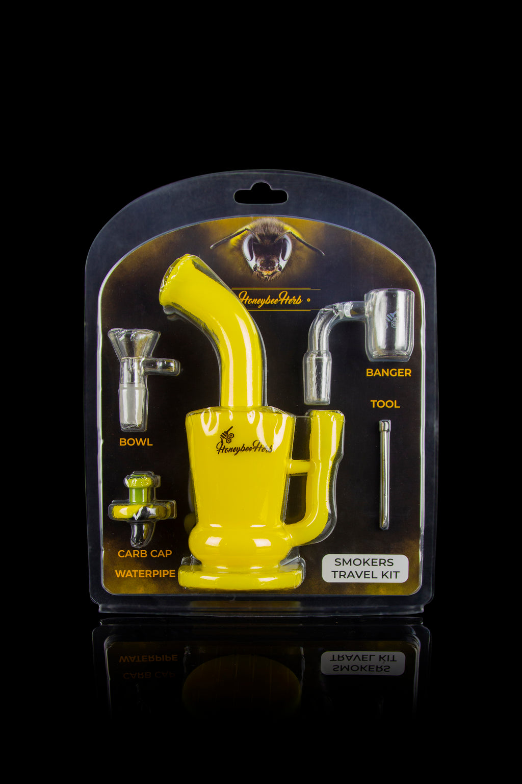 Honeybee Herb Water Pipe Travel Pack
