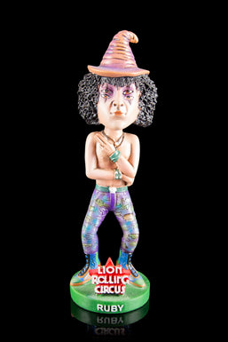 Lion Rolling Circus Hand Made Collectable Bobblehead Dolls